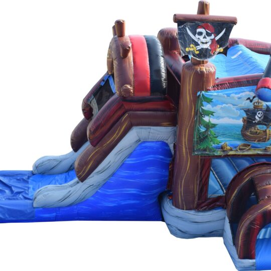 Pirate Ship Bounce and Slide Combo.