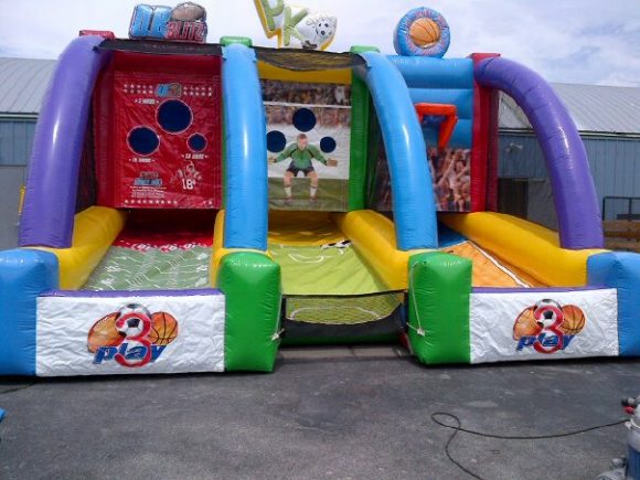 3-way-sports-bounce-house-water-slide-inflatables-party-rental