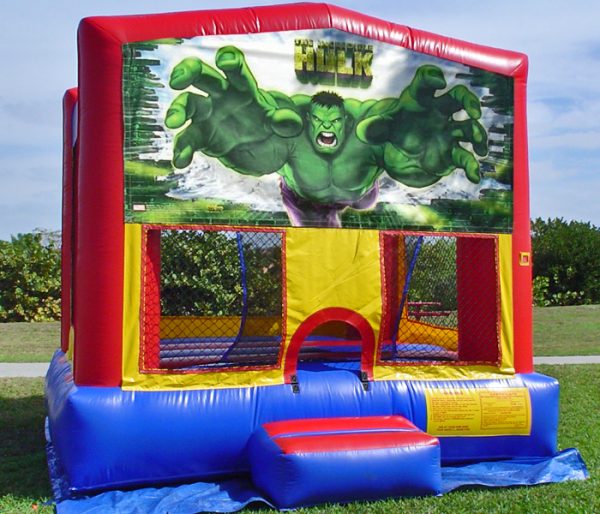 Hulk Themed Bounce House