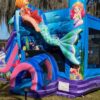 The Mermaid Bounce House and Slide is a delightful inflatable that will bring the enchantment of the sea to any event.