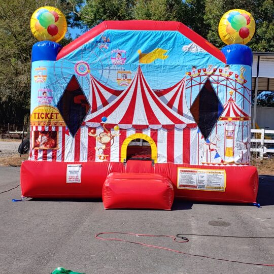 Circus Tent Bounce House - Inflatable - Party Rental - Outdoor Event