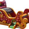 Santa Sleigh Bounce House and Slide Combo (Dry Only)