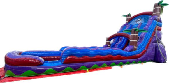 Hurricane Double Lane Waterslide - Inflatables - Waterslide