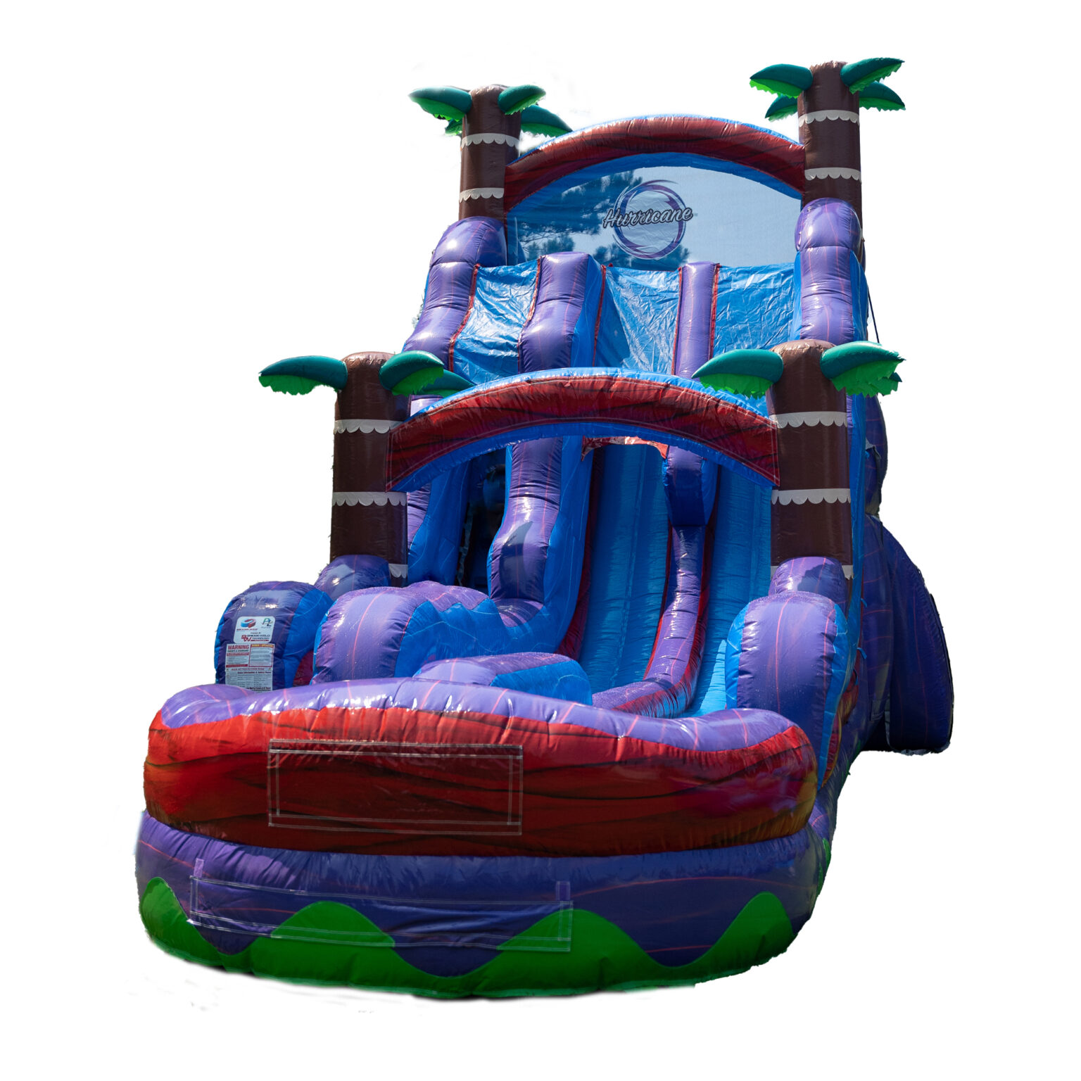 Hurricane Double Lane Waterslide - Inflatables - Waterslide