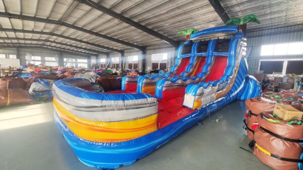 Double Lane Racing Waterslide