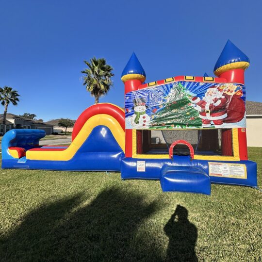 Christmas Combo Slide & Bounce House