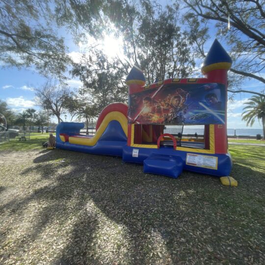 Star Wars Bounce House and Slide Combo